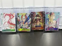 One Piece TCG promo Lot Collection Black Maria Luffy Yamato St13-016 OP08-074 - Image 1