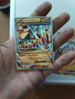 Pokemon Primal Groudon EX 86/160 2015 World Championship Single Card - Image 2