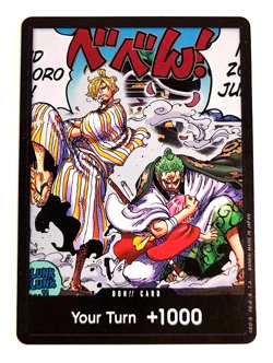 Wings of the Captain - DON!! Card (Alternate Art) - Foil - Sanji and Zoro - Wano - Image 1