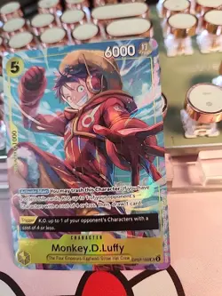 Monkey.D.Luffy (Illustration Box Vol.3) OP07-109 One Piece Promotion Cards Foil - Image 3