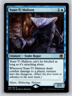 MTG Yuan-Ti Malison Adventures in the Forgotten Realms Card 86/281 - Image 1