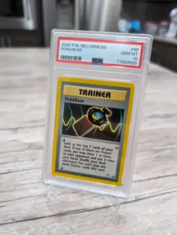 PSA 10 GEM MINT PokeGear 88/111 Neo Genesis Unlimited RARE Pokemon Card - Image 1