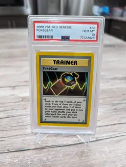 PSA 10 GEM MINT PokeGear 88/111 Neo Genesis Unlimited RARE Pokemon Card - Image 2