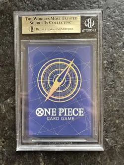 Monkey.D.Luffy (Alternate Art) P-001 One Piece Promotion Cards Foil BGS 9.5 - Image 2