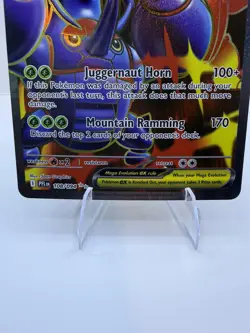 Pokemon Mega Heracross EX 108/094 Phantasmal Flames SR Full Art English Card TCG - Image 2