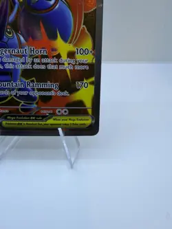Pokemon Mega Heracross EX 108/094 Phantasmal Flames SR Full Art English Card TCG - Image 5