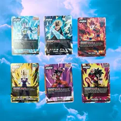 Dragon Ball Super Awaken Leader Card Lot of 6 Trunks Goku Ginyu Vegeta Gohan - Image 1