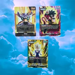 Dragon Ball Super Awaken Leader Card Lot of 6 Trunks Goku Ginyu Vegeta Gohan - Image 4