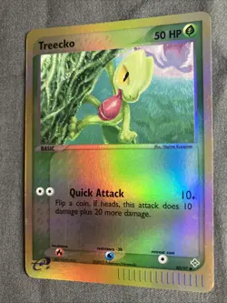 Pokemon TCG: Treecko 80/97 (2003) EX Dragon • Reverse Holo E-reader Series Card - Image 3