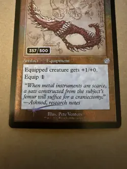 Bone Saw (Schematic) (Serial Numbered) The Brothers' War: Retro Frame Artifacts - Image 3