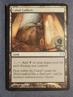 Magic The Gathering 2009 Cabal Coffers Planechase Regular Lightly Played - Image 2