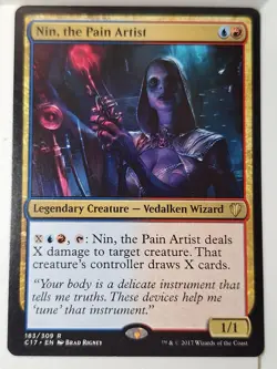 Nin, the Pain Artist - Commander: 2017 - Magic the Gathering MTG Nice! - Image 1