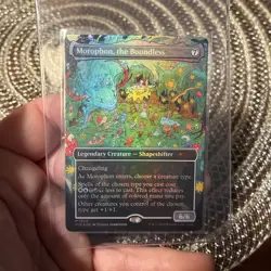 Morophon, the Boundless (Display Commander) - Thick Stock (Double Rainbow Foil) - Image 1