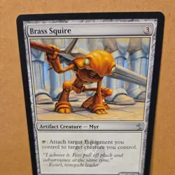 Brass Squire Mirrodin Besieged mtg magic card#101 - Image 2