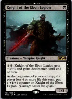 Knight of the Ebon Legion R Core Set 2020 105 NM - Image 1