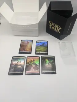 Magic The Gathering Secret Lair The Godzilla Lands Foil Card Set Pre Owned - Image 2