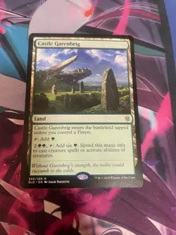 MTG - CASTLE GARENBRIG - RARE - ELD - NM - Image 1
