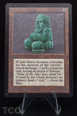 Jade Statue - 1993 Magic the Gathering - Limited Edition Beta Regular - Image 1