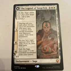 THE LEGEND OF YANGCHEN Magic MTG Avatar The Last Airbender NM - Image 1