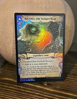 Search for Azcanta Buy-A-Box Promo Ixalan MTG NM Magic FOIL TREASURE Sunken Ruin - Image 1