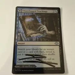 MTG: Shadow Signs By Artist - Waterlogged Teachings Foil - 261 - NM - MH3 - - Image 1