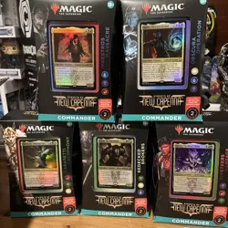 MTG: Streets of New Capenna - Commander Deck Display Set Of 5 Decks Sealed. 195166121475 - Image 1