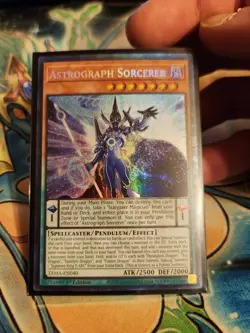 Yugioh! Astrograph Sorcerer - TAMA-EN040 - Collector's Rare - 1st Edition Near M - Image 1
