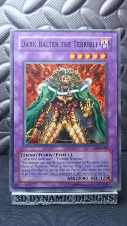 | Yugioh Dark Balter the Terrible LOD-002 Super Rare Legacy Of Darkness HP 🔥 | - Image 1