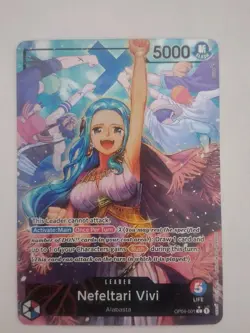 One Piece Kingdoms of Intrigue Nefeltari Vivi OP04-001 Alternate Art NM - Image 1
