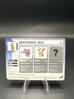 Pokemon 2003 Ruby/Sapphire Version Battle E-Card Gentleman Nils! OLD RARE! - Image 2