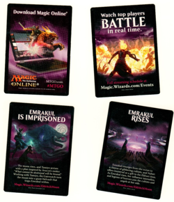 Set Of 4 Eldrazi Horror Token Eldritch Moon Magic the Gathering Token Card - Image 2