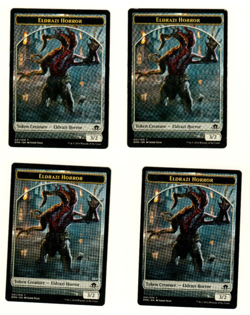 Set Of 4 Eldrazi Horror Token Eldritch Moon Magic the Gathering Token Card - Image 3