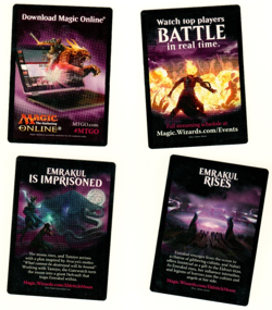 Set Of 4 Eldrazi Horror Token Eldritch Moon Magic the Gathering Token Card - Image 4