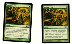 Set Of 2 Autumns Veil M11 Magic the Gathering Card - Image 1