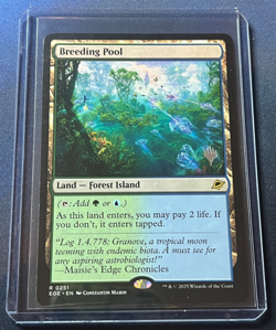 MTG Breeding Pool Edge of Eternities 0251 Magic the Gathering Card Shock Land - Image 1
