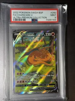 Charizard V SWSH260 SWSH: Sword & Shield Promo Cards Holo PSA 9 - Image 1