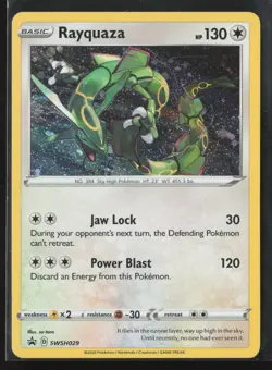 Rayquaza - Promo SWSH: Sword & Shield Promo Cards SWSH029 NM Pokemon Card Holo - Image 1