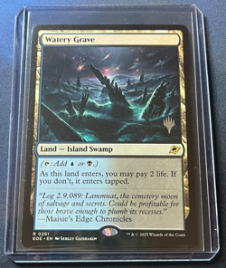 MTG Watery Grave Edge of Eternities 0261 Magic the Gathering Card Shock Land - Image 1
