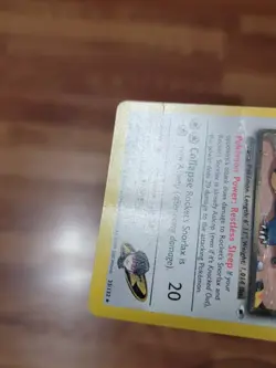 PL Rocket's Snorlax 033/132 Gym Heroes Pokemon Card - Image 3