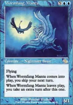 Wormfang Manta ~ Moderately Played Judgment MTG Magic UltimateMTG Blue Card - Image 1