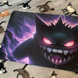 Gengar Rubber Playmat Play Mat Tcg Trading Card Game Pokemon Horror Ghost - Image 2
