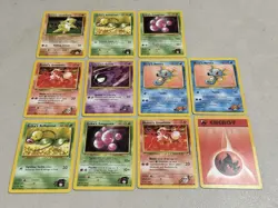 Pokemon Gym Heroes Lot of 11 Cards WOTC 2000 Vintage Doubles & No Holos - Image 1