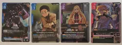 Steel Requiem English R cards. Gundam Card Game, (Set of 4) R Cards - Image 1