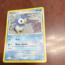 Pokemon TCG-Piplup-Misc Cards & Products-093/130-60HP-Cosmos Holo - Image 1