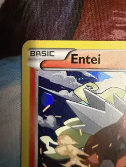 Entei - (Cosmos Holo) 014/098 Blister Exclusives Holo Card Light Play - Image 2