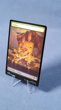 Swamp (0255) #255 (Foil) (NM) TMT Magic MTG Pizza - Image 2