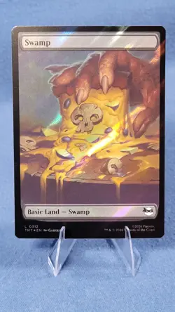 Swamp - Pizza (Surge Foil) FOIL 312 TMT Teenage Mutant Ninja Turtles NM - Image 2