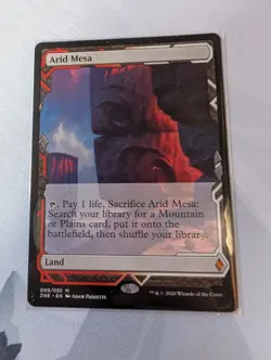 Arid Mesa MTG MH2 Fetch Land Near Mint Condition Zendikar Expeditions - Image 1