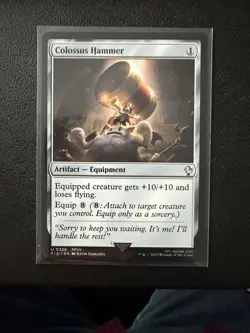 MTG Colossus Hammer [FINAL FANTASY Commander] Near Mint Magic - Image 1