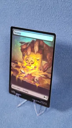 Foil TMNT Full Art Swamp Pizza Land NM Magic the Gathering Mtg 255 S2 - Image 1